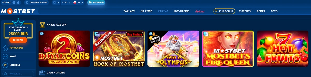 mostbet casino online